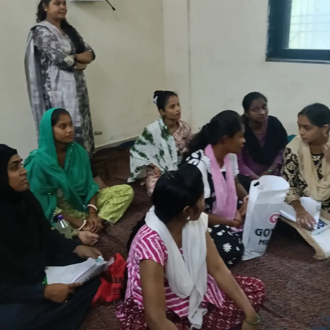 Women listening intently